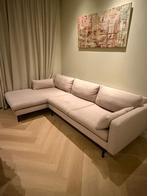 Roze hoekbank, Huis en Inrichting, Ophalen, 250 tot 300 cm, Gebruikt, Hoekbank