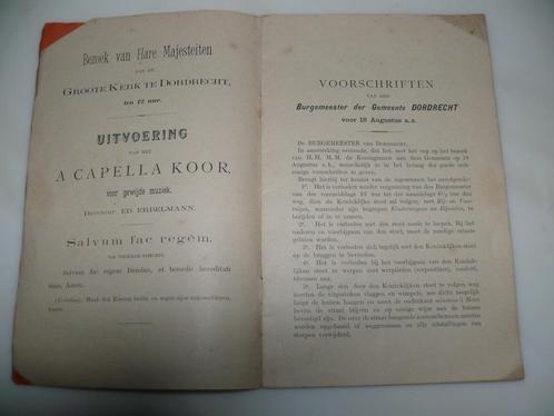 dordrecht, 18 augustus 1897, Boeken, Geschiedenis | Stad en Regio, Gelezen, 19e eeuw, Ophalen of Verzenden