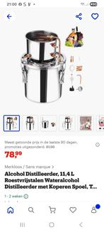 Alcohol distilleerder, 4 liter of meer, Ophalen of Verzenden, Nieuw, 3 snelheden of meer