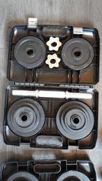 mobiele halter dumbell met 15 kg aan gewichten in koffer , Ophalen, Gebruikt, Benen, Dumbbell