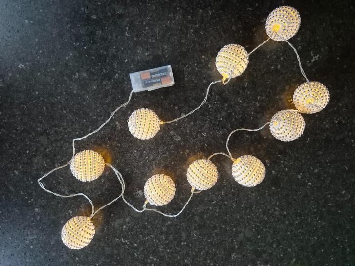 Lichtsnoer ballen, zgan, Diversen, Kerst, Zo goed als nieuw, Ophalen