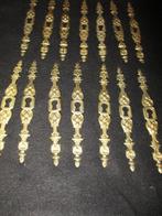 mooie Vintage kast beslag sleutelplaat sleutelplaten verguld, Antiek en Kunst, Ophalen of Verzenden, Koper