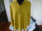 Mooie mosterd gele tricot trui met motief, mt 46, Ophalen of Verzenden, Zo goed als nieuw, Maat 46/48 (XL) of groter, Geel