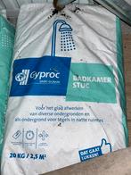 Gyproc badkamer stuc 20kg zakken, Doe-het-zelf en Verbouw, Overige Doe-het-zelf en Verbouw, Nieuw, Ophalen