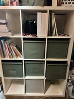 IKEA Kallax kast met bakken, Huis en Inrichting, Ophalen, Overige materialen, Gebruikt, Mand