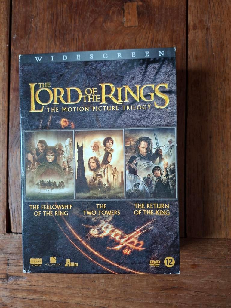 Lord of the rings trilogie dvd box, Vanaf 12 jaar, Ophalen of Verzenden, Gebruikt, Boxset
