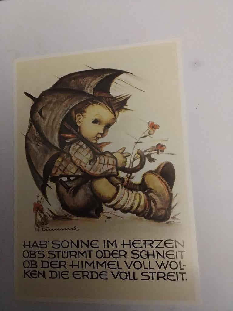 HUMMEL.  HAB SONNE IN HERZEN, Verzamelen, Ansichtkaarten | Themakaarten, Ophalen of Verzenden, 1940 tot 1960, Kinderen