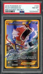 Gyarados ex PSA 8 - 123/122 - XY - BREAKpoint 2016, Hobby en Vrije tijd, Verzamelkaartspellen | Pokémon, Ophalen of Verzenden