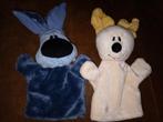 Woezel en pip handpoppen. 2014, tiamo, dromenjager., Kinderen en Baby's, Speelgoed | Knuffels en Pluche, Ophalen of Verzenden