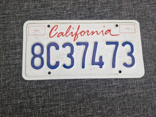 Kentekenplaat California USA nummerbord Nummerplaat License, Verzamelen, Automerken, Motoren en Formule 1, Gebruikt, Auto's, Ophalen of Verzenden