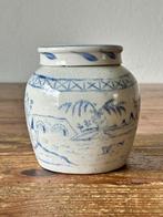 Gemberpot met originele deksel - China - keramiek, Ophalen of Verzenden