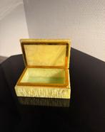 Antieke schatkist van groen onyxmarmer, Antiek en Kunst, Ophalen of Verzenden