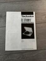 Handleiding, Audio, Tv en Foto, Platenspelers, Ophalen of Verzenden, Technics