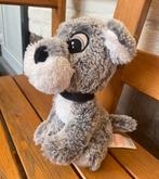 Knuffel hond Primark grijs - wit | 20 cm groot, Hond, Gebruikt, Ophalen of Verzenden