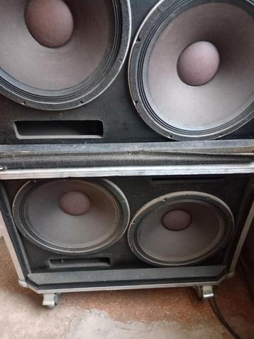 !GEZOCHT! 4x 12 inch bass speakers beschikbaar voor biedingen