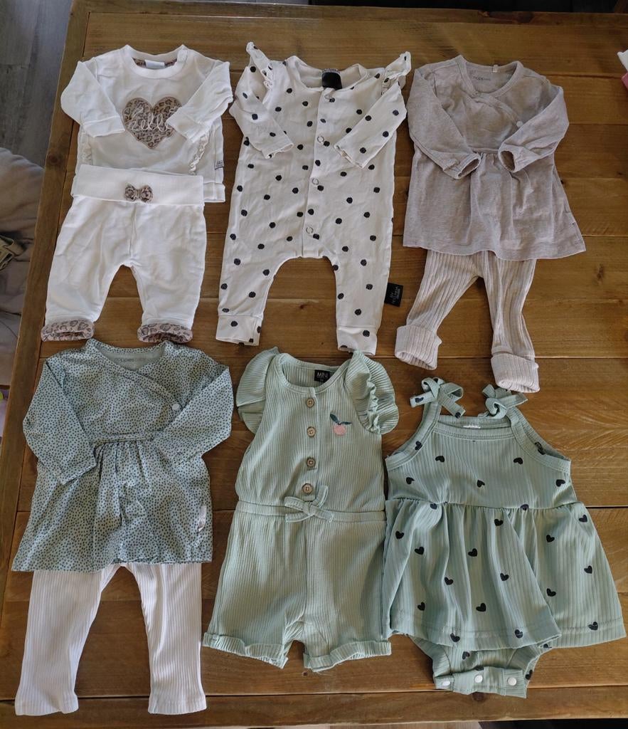 Kledingpakket maat 50/56 meisje, Ophalen of Verzenden, Zo goed als nieuw, Maat 50