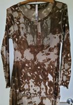 Mooi POOOLS Jurkje / ZOMERJURK / Jurk Maat: 46, Kleding | Dames, Bruin, Maat 46/48 (XL) of groter, Ophalen of Verzenden, Poools