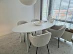 Ovaal ovale eettafel met steen beton ciré Westwing VT Wonen, Huis en Inrichting, Tafels | Eettafels, Ophalen, Zo goed als nieuw