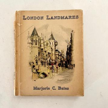 London Landmarks; antiek boekje met tekeningen beschikbaar voor biedingen