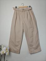 Zara Beige Broek - Maat S, Kleding | Dames, Broeken en Pantalons, Ophalen of Verzenden, Zo goed als nieuw, Driekwart, Maat 36 (S)