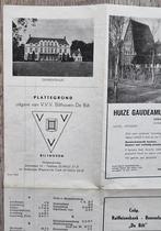Bilthoven Plattegrond 1966 2 stuks, Gelezen, Verzenden, Landkaart, 1800 tot 2000