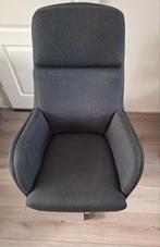 grijze jysk draaistoel verstelbare rugleuning, Huis en Inrichting, Fauteuils, Minder dan 75 cm, Ophalen of Verzenden, Zo goed als nieuw