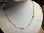 PRACHTIG STEVIG GEKMERKT ZILVER SCHAKEL COLLIER CIRCA 42 CM, Sieraden, Tassen en Uiterlijk, Antieke sieraden, Verzenden, Zilver