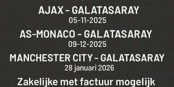  AJAX - GALATASARAY VIP Business voor Turkse zakenlui  beschikbaar voor biedingen