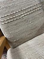 Handgemaakte fauteuil met notenhout en zanafi stof, Huis en Inrichting, Fauteuils, Nieuw, Stof, Ophalen of Verzenden
