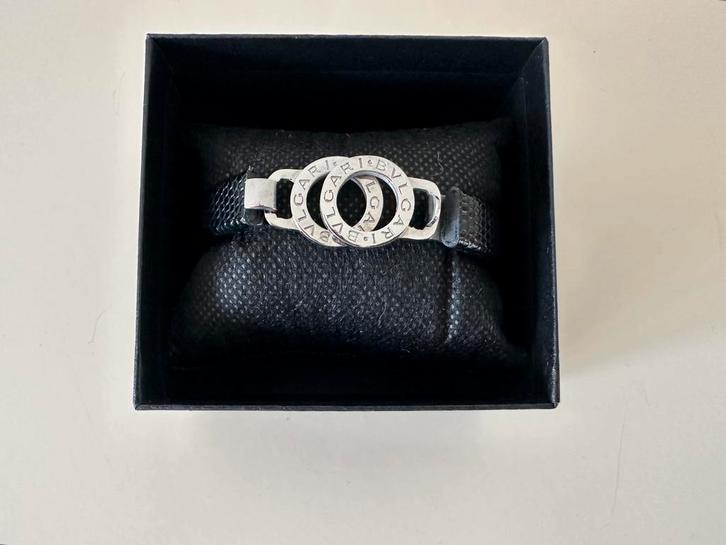 Bulgari nieuwe en ongedragen designer armband, Sieraden, Tassen en Uiterlijk, Armbanden, Nieuw, Leer, Zwart, Ophalen of Verzenden