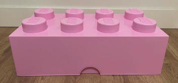 LEGO Opbergdoos (roze/8 noppen) beschikbaar voor biedingen