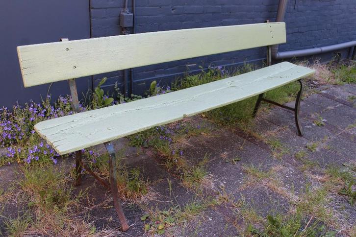 Brocante - Decoratieve doorleefde tuinbank!, Tuin en Terras, Tuinbanken, Gebruikt, Overige materialen, Ophalen