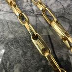14k gouden ketting monte carlo versace schakel, Sieraden, Tassen en Uiterlijk, Kettingen, Ophalen of Verzenden, Nieuw, Goud