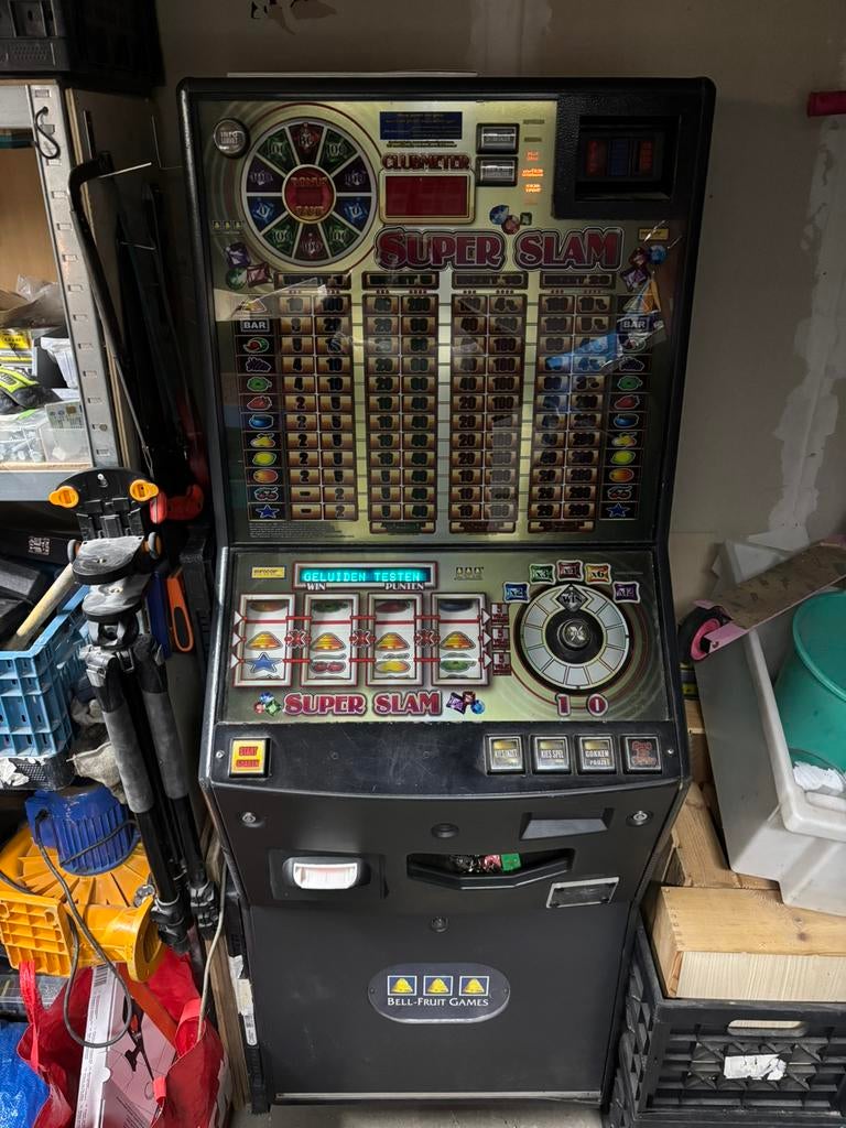 Superslam gokkast met brief automaat, Verzamelen, Euro, Ophalen of Verzenden, Gebruikt, Met sleutels