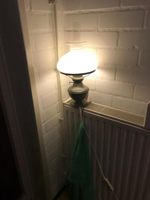 dressoirlamp Tin met lampje erin .plug and play, Huis en Inrichting, Lampen | Tafellampen, Zo goed als nieuw, Minder dan 50 cm
