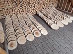 Prachtige beuken boomschijven, 140 stuks, Doe-het-zelf en Verbouw, Hout en Planken, Ophalen, Minder dan 25 mm, Nieuw, Plank