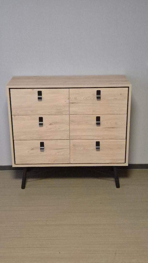 Ladekast/dressoir Eiken meubelserie Denver / Kansas, Huis en Inrichting, Kasten | Ladekasten, Zo goed als nieuw, Minder dan 100 cm
