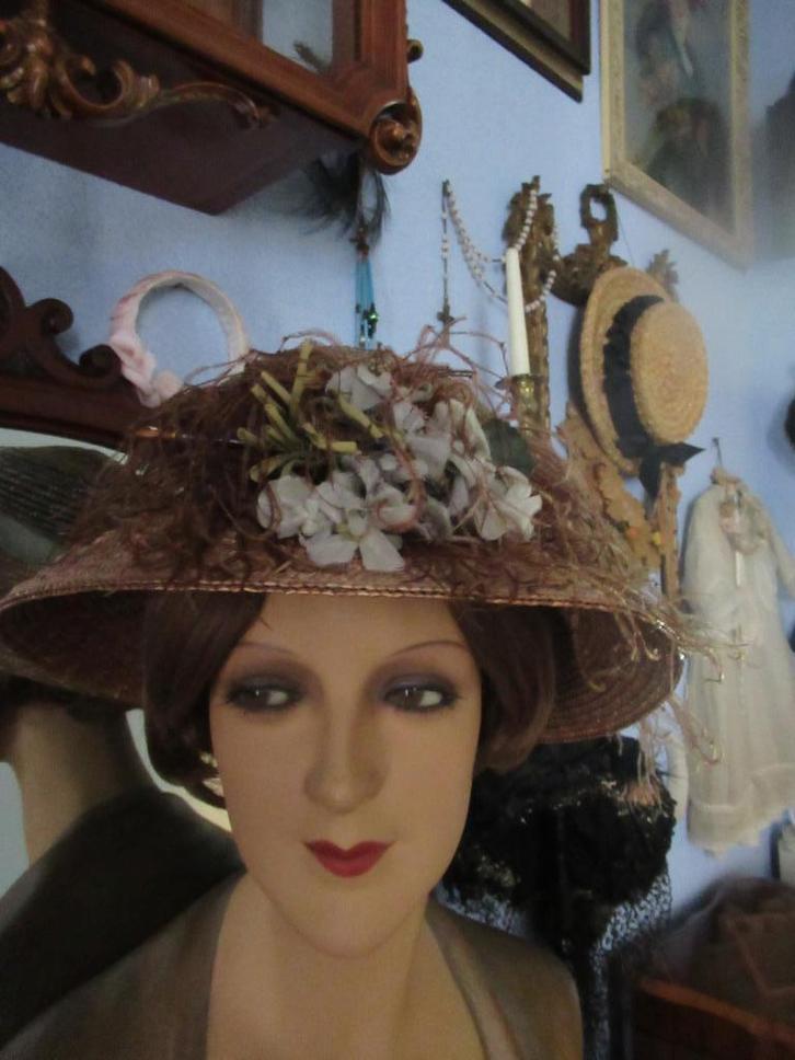 ANTIEK FLAPPER HOED, Antiek en Kunst, Antiek | Kleding en Accessoires, Dames, Ophalen