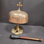 Antieke grote gong uit kerk, Antiek en Kunst, Antiek | Koper en Brons, Ophalen of Verzenden