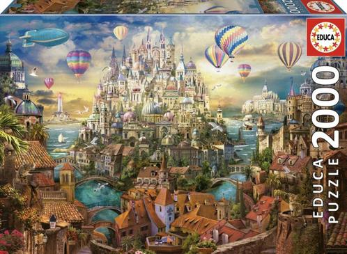 Educa - Droomstad - 2000 stukjes, Hobby en Vrije tijd, Denksport en Puzzels, Nieuw, Legpuzzel, Meer dan 1500 stukjes, Ophalen of Verzenden
