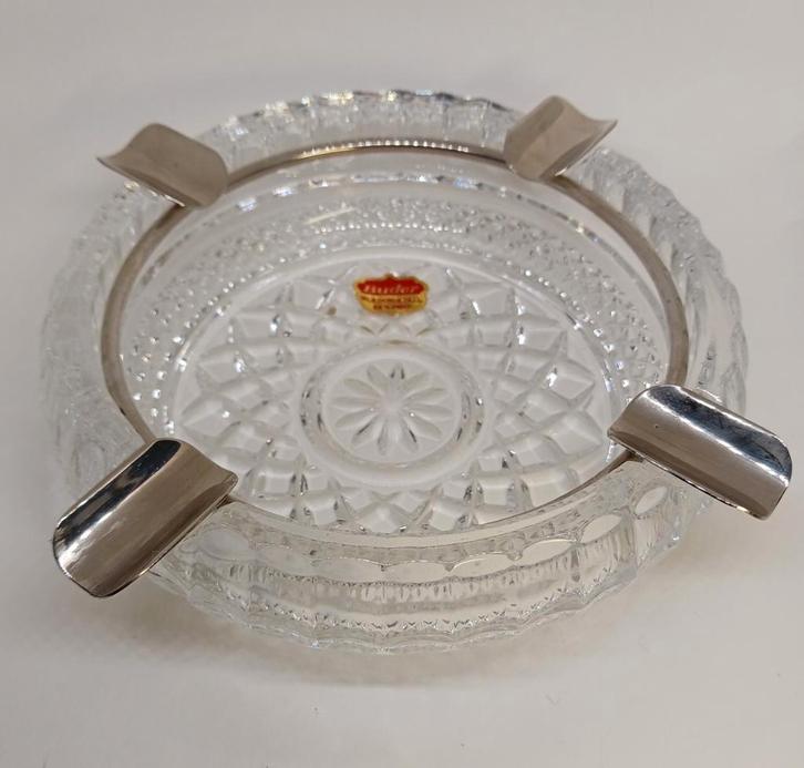 Kristallen asbak Buder Bleikristall 24 % PBO, Antiek en Kunst, Antiek | Glas en Kristal, Ophalen of Verzenden