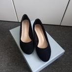 Zwarte suede leren pumps maat 36, Pumps, Zwart, Ophalen of Verzenden, Zo goed als nieuw