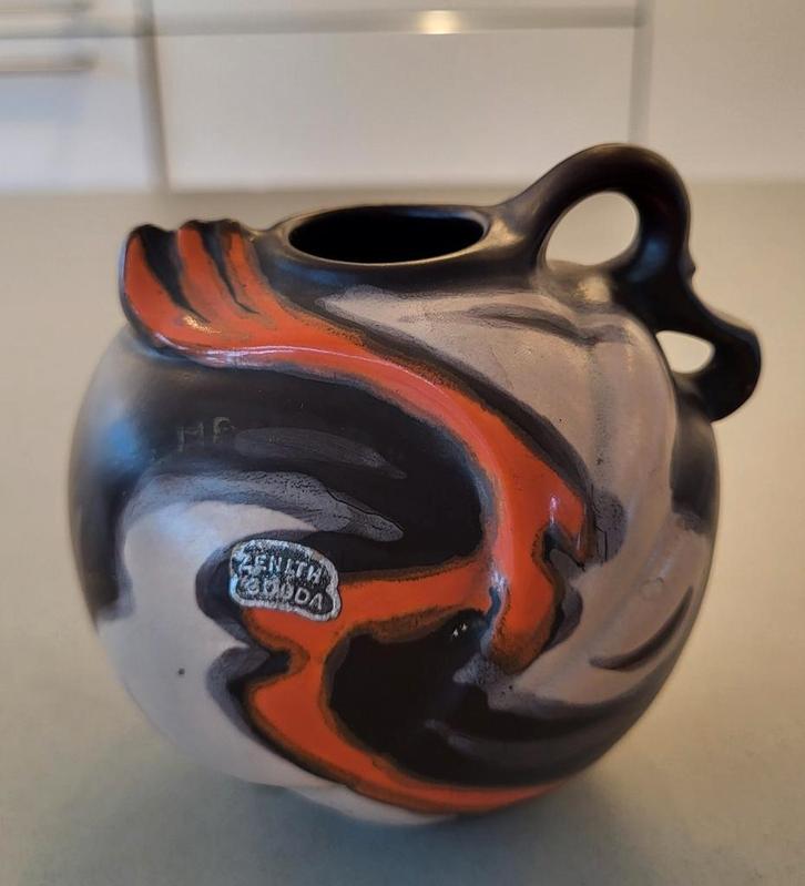 SEPIA ZENITH GOUDA 493 Willem Stuurman, Antiek en Kunst, Antiek | Vazen, Ophalen of Verzenden