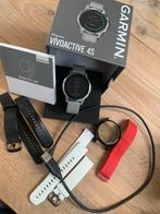 Garmin Vivoactive 4S Grijs - Zeer Goede Staat!, Sieraden, Tassen en Uiterlijk, Smartwatches, Ophalen of Verzenden, Waterdicht