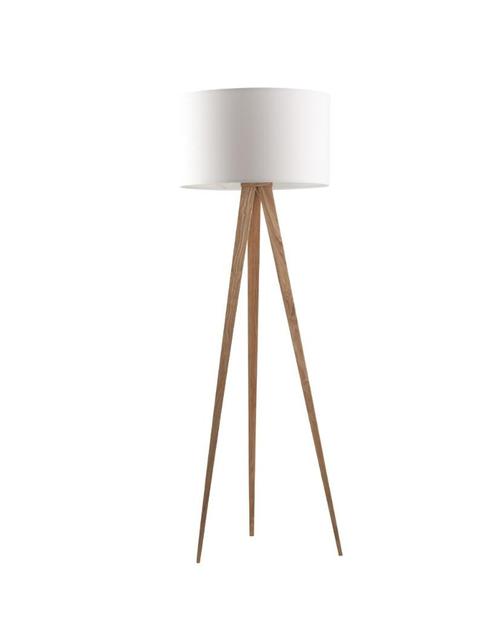 voerlamp zuiver, Huis en Inrichting, Lampen | Vloerlampen, Nieuw, 150 tot 200 cm, Hout, Stof, Ophalen