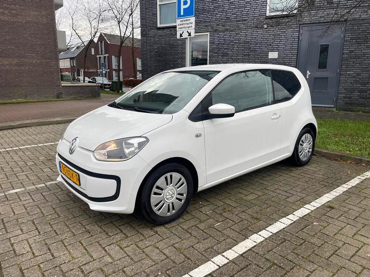 Volkswagen up! 1.0 Dealer onderhouden 44KW 2012 Wit up, Auto's, Volkswagen, Particulier, up!, Benzine, A, Hatchback, Handgeschakeld