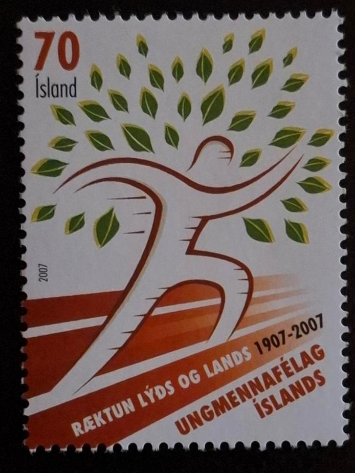 IJsland 2007 Youth organisation, Postzegels en Munten, Postzegels | Europa | Scandinavië, Postfris, IJsland, Ophalen of Verzenden
