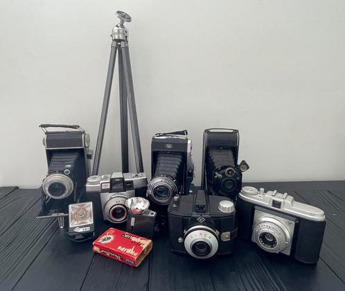 Fotocamera, vintage, antiek, uitvouw, balgcamera, toebehoren, Verzamelen, Fotografica en Filmapparatuur, Fototoestel, Ophalen