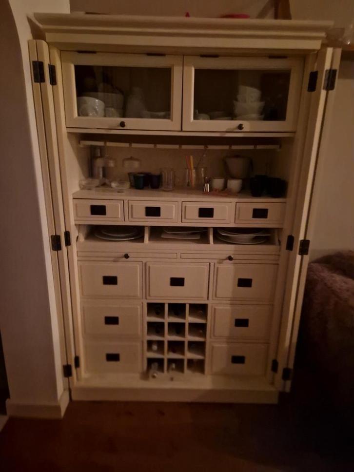 Wijnkast & Buffetkast - Stijlvolle Opbergruimte, Huis en Inrichting, Kasten | Buffetkasten, Gebruikt, 150 tot 200 cm, 100 tot 150 cm