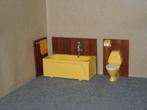 Lundby toilet, handdoekrekje en bad, Verzamelen, Poppenhuizen en Toebehoren, Ophalen of Verzenden, Gebruikt, Poppenhuis